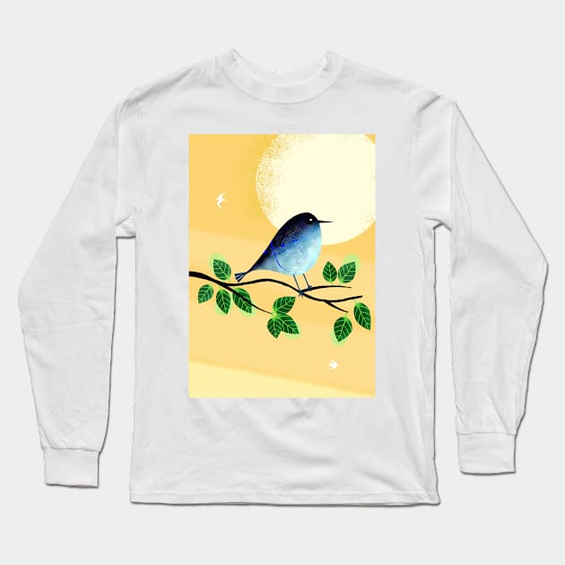 Bluebird Long Sleeve T-Shirt by Scratch